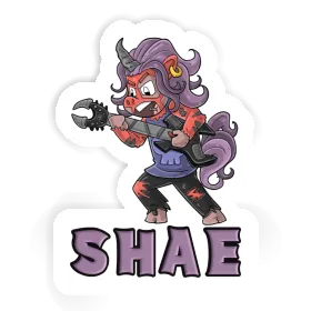 Sticker Rocking Unicorn Shae Image