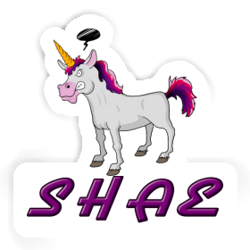 Shae Sticker Angry Unicorn Image