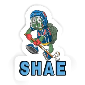 Shae Sticker Hockey Player Image