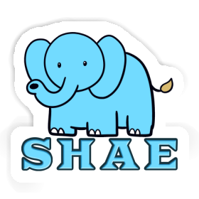 Sticker Elephant Shae Image