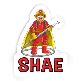 Firefighter Sticker Shae Image