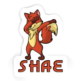 Sticker Dabbing Fox Shae Image