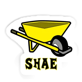 Wheelbarrow Sticker Shae Image