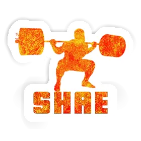 Shae Sticker Weightlifter Image