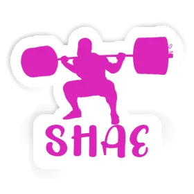 Sticker Weightlifter Shae Image