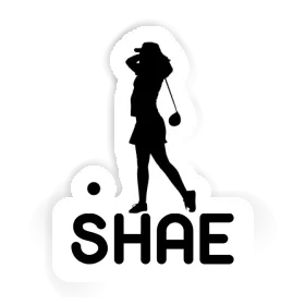 Sticker Golfer Shae Image