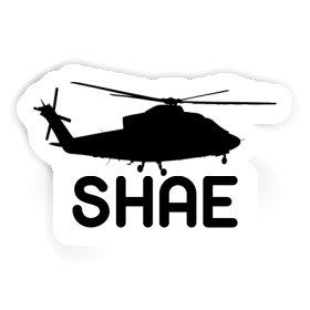 Sticker Helicopter Shae Image