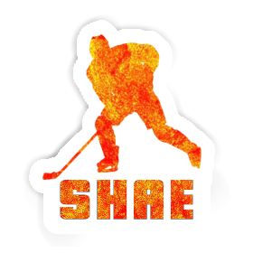 Sticker Shae Hockey Player Image