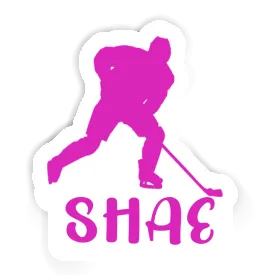 Sticker Shae Hockey Player Image