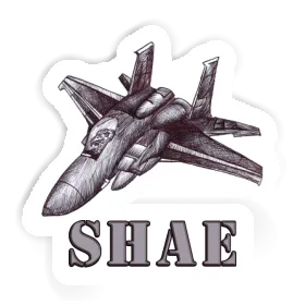 Sticker Shae Plane Image