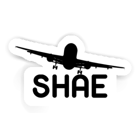 Shae Sticker Airplane Image