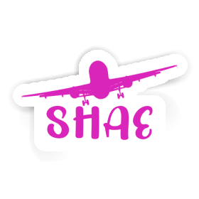 Airplane Sticker Shae Image