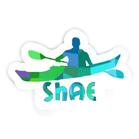 Sticker Kajakfahrer Shae Image