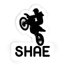 Aufkleber Motocross-Fahrer Shae Image