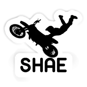 Motocross-Fahrer Aufkleber Shae Image