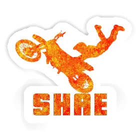 Motocross-Fahrer Sticker Shae Image