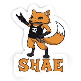 Rocker Fox Sticker Shae Image