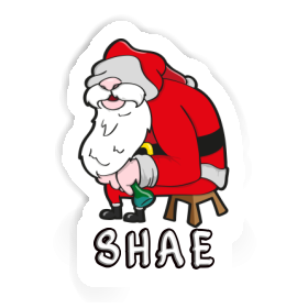 Sticker Weihnachtsmann Shae Image