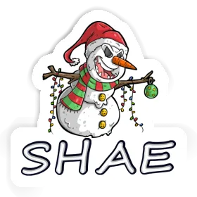 Sticker Bad Snowman Shae Image