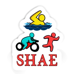 Sticker Shae Triathlet Image