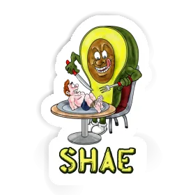 Sticker Avocado Shae Image