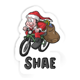 Sticker Bicycle Rider Shae Image