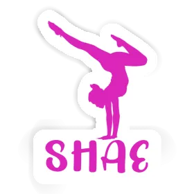 Yoga Woman Sticker Shae Image