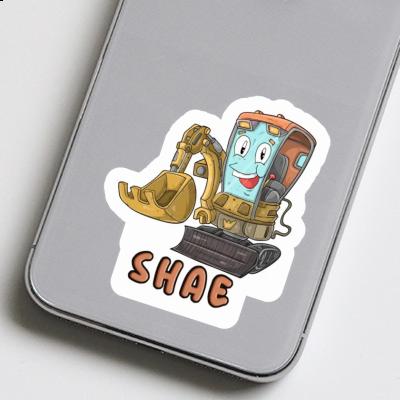 Sticker Little Excavator Shae Laptop Image