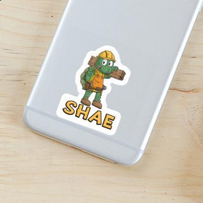 Sticker Shae Construction worker Gift package Image