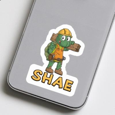 Sticker Shae Bauarbeiter Laptop Image