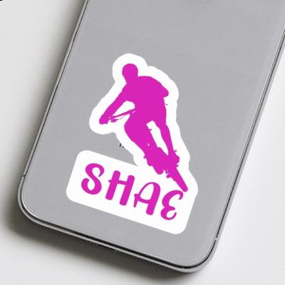 Biker Sticker Shae Notebook Image