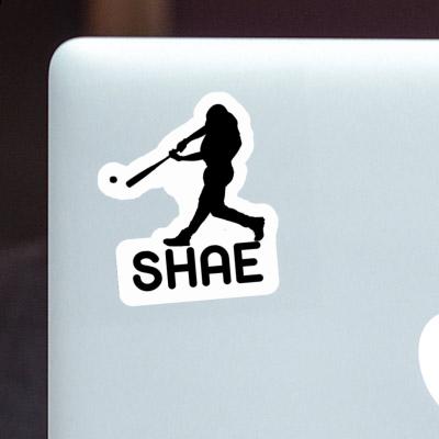 Autocollant Joueur de baseball Shae Laptop Image