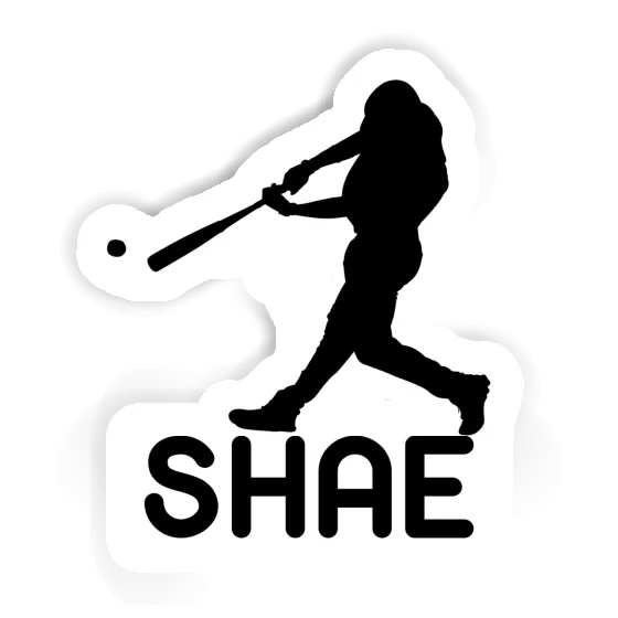 Baseball Player Sticker Shae Notebook Image