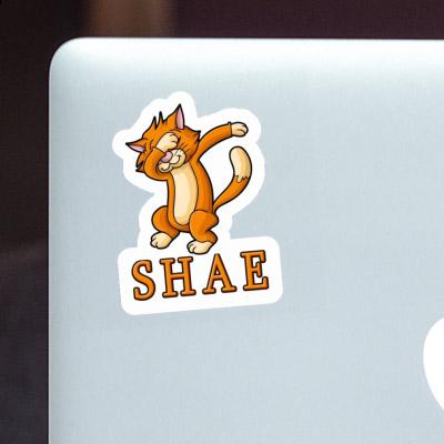 Sticker Dabbing Cat Shae Notebook Image