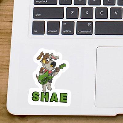 Guitarist Sticker Shae Laptop Image