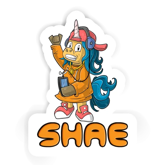 Autocollant Shae Licorne hip-hop Image