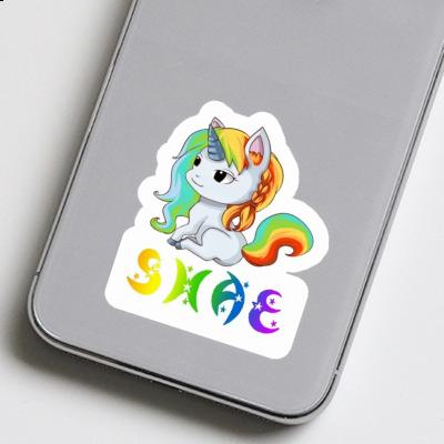 Autocollant Shae Licorne Laptop Image