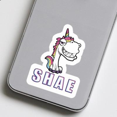 Grinning Unicorn Sticker Shae Gift package Image