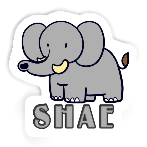 Sticker Elephant Shae Image