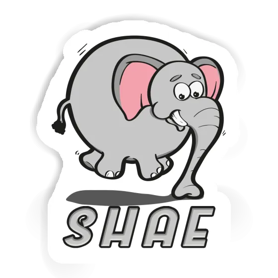 Shae Sticker Elephant Notebook Image