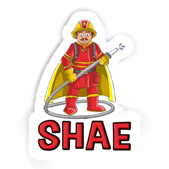 Firefighter Sticker Shae Notebook Image