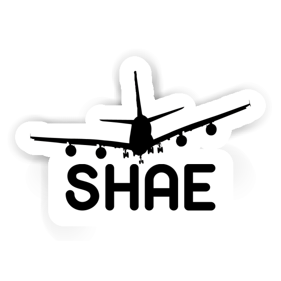 Sticker Airplane Shae Image