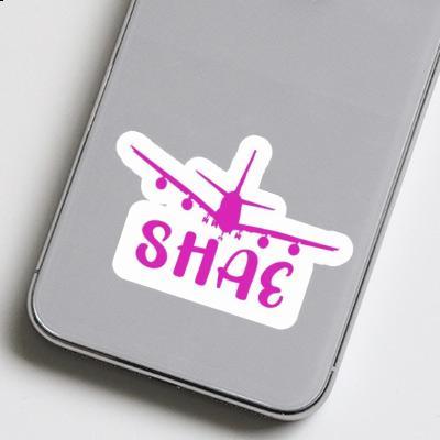 Shae Sticker Flugzeug Notebook Image