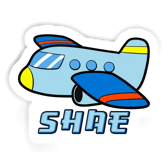 Sticker Shae Airplane Laptop Image