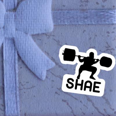 Sticker Weightlifter Shae Image