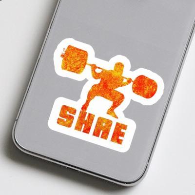 Sticker Shae Gewichtheber Gift package Image