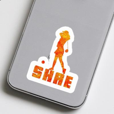 Shae Sticker Golferin Image