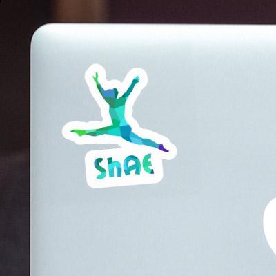 Sticker Gymnast Shae Laptop Image