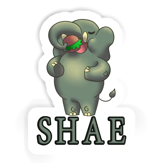 Shae Sticker Elephant Laptop Image