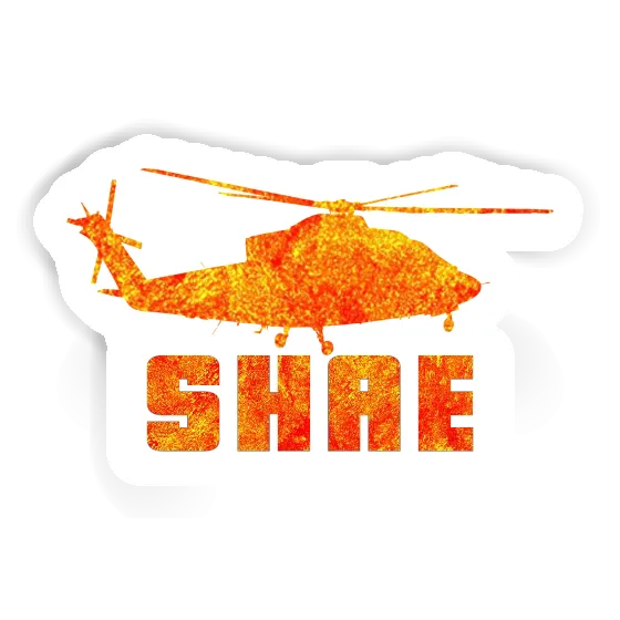 Sticker Helicopter Shae Gift package Image